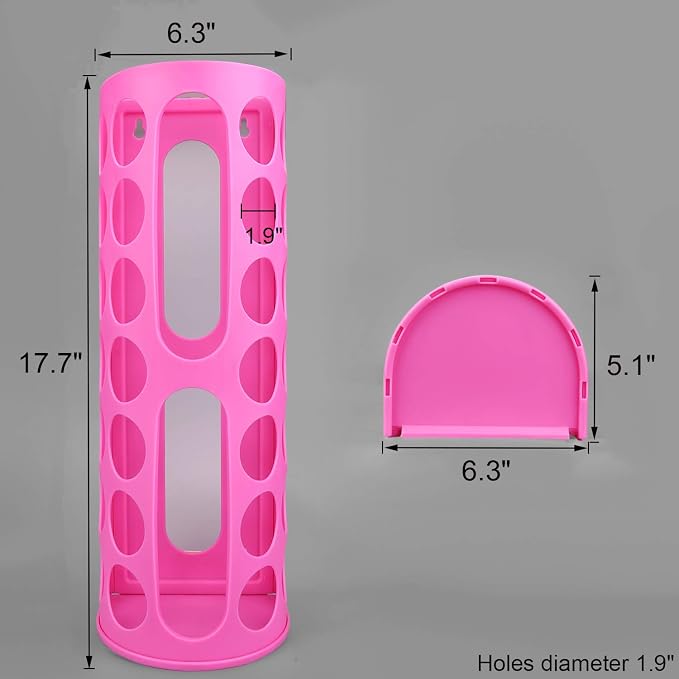 Lunies Wall Mount Bag Dispenser Large Capacity Plastic Bag Vinyl Holder - Image 3