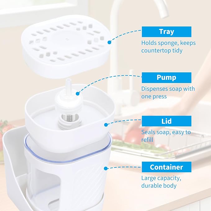 Dish Soap Dispenser Compatible - Image 3