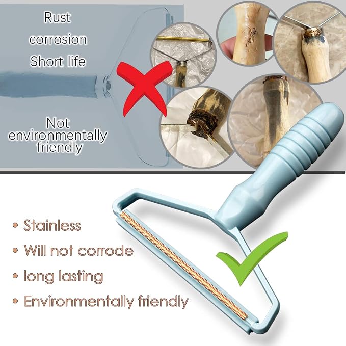 Portable Fabric Shaver, Pet Hair Remover, Manual Lint Remover, Dog Cat Hair - Image 4