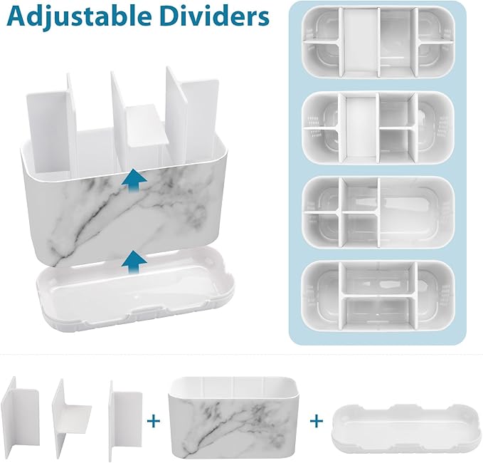 Boperzi Toothbrush Holders for Bathrooms Organizers and Storage, Large Tooth - Image 5