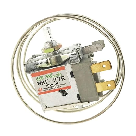 RUIAN Mini Fridge Thermostat, Universal 2 Pin Refrigerator Freezer Temperature Control WKF-27R