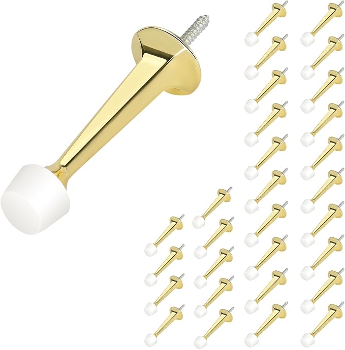HOMOTEK 30Pack Heavy Duty Solid Rigid Door Stop by HOMOTEK
