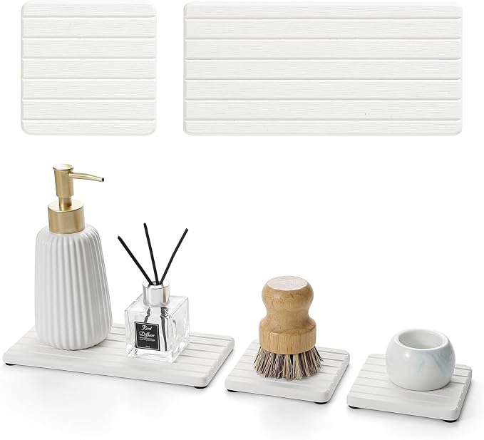 3 Pack Water Absorbent Diatomite Coasters, Stone Drying Mat - Image 8