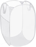 Durable Collapsible Laundry Baskets, Reinforced Mesh Pop Up Laundry Hamper by Bemkoo