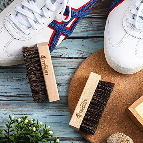 YoungJoy Sneaker Cleaning Brush Shoes Shine Dauber Nylon/Horsehair/Boar Cleaner - Image 4
