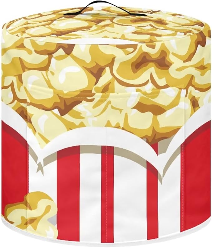 Dust Cover for 8 Quart Pressure Cooker Air Fryer Small Appliance Covers, Easy to Clean Pressure Cooker and Air Fryer Cover with Pocket for Kitchen Decor, Popcorn