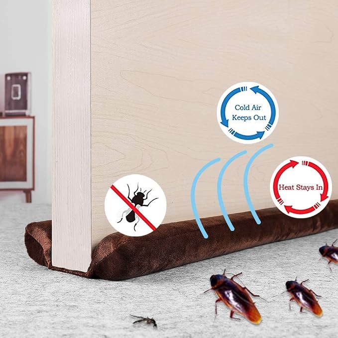 36 Inch Under Door Stopper, Door Noise Blocker | Double Sided Door Stopper - Image 7