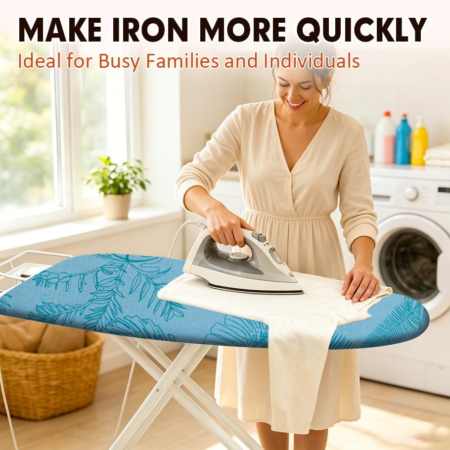 Ironing Board Cover and Pad, Standard Size 15x54, Extra Thick - Image 2