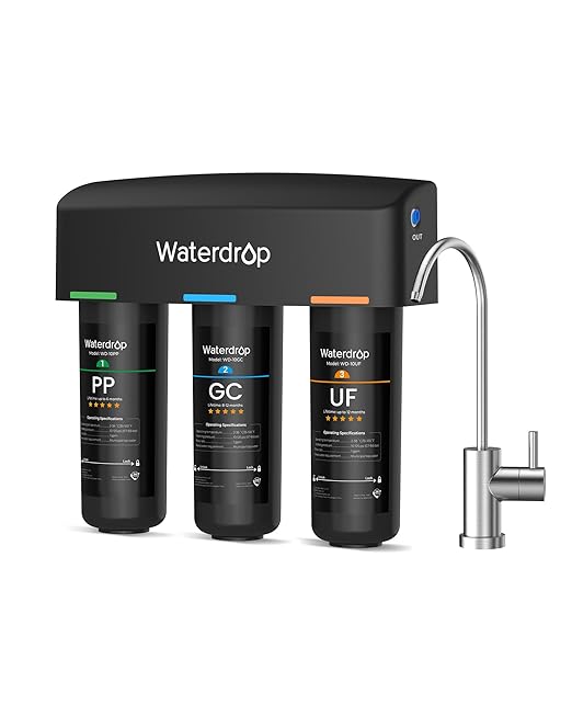 Waterdrop TSB-UF 0.01 μm Ultra Filtration Under Sink Water Filter System | by Waterdrop