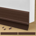 2Pc Total 72" Hard Door Draft Stopper, Door Sweep by Unknown