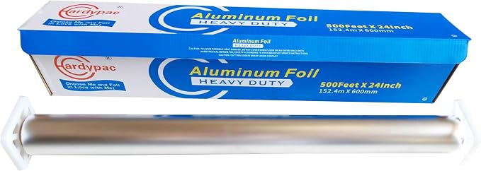 24 Inch Extra Wide Heavy Duty Aluminum Foil Roll, 23 Micron Thick, 24 Inch - Image 2