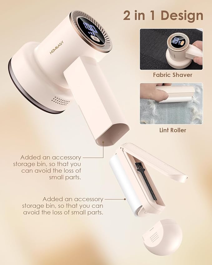 HOMEASY Fabric Shaver, Rechargeable Lint Remover - Image 5