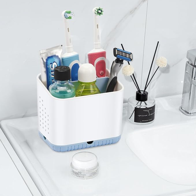 Bathroom Toothbrush Holders, Kids Toothbrush and Toothpaste Holder | Easy To - Image 2