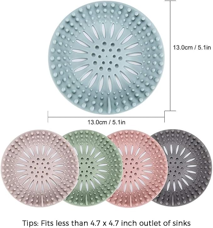 Gotega 5 Pack Sink Drain Strainer, Hair Catcher - Image 4