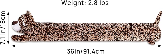 36 Inch 3LB Heavy Duty Under Door Draft Stopper, Decorative Soundproof Door - Image 2