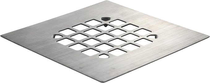 Danco 11045 Snap-In Shower Strainer & Drain Cover, Brushed Nickel by DANCO