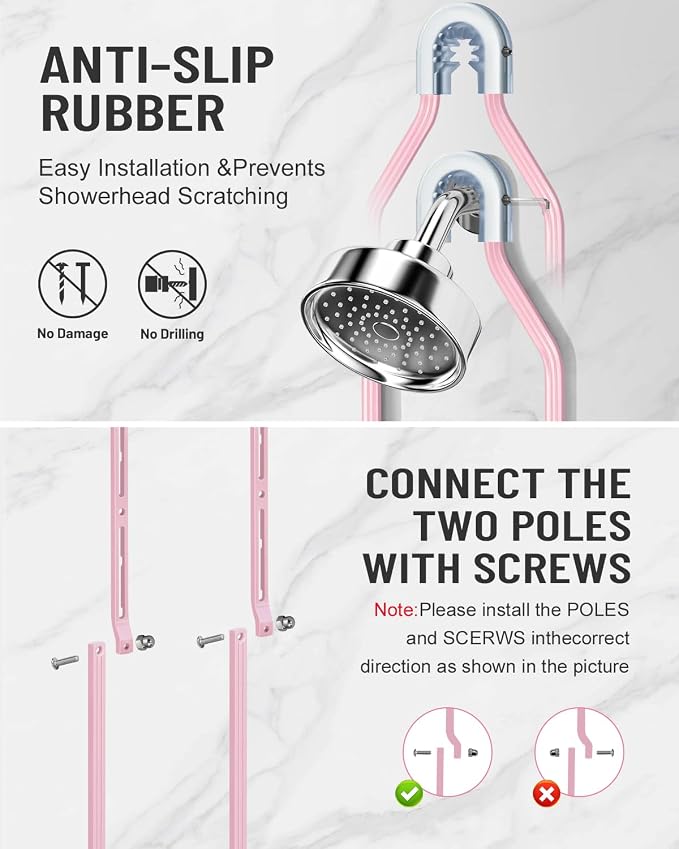 Adjustable Shower Caddy Hanging - Image 5