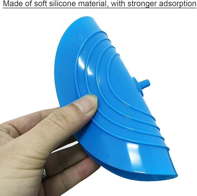 Seatery 2PCS Kitchen Sink Stoppers, Universal Drain Plug, 6.0 Inch Silicone - Image 4