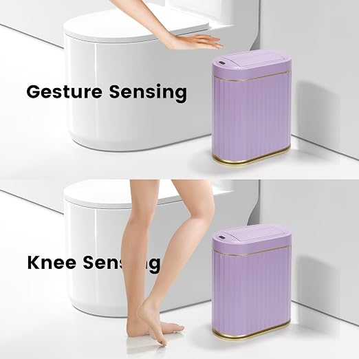 ELPHECO Motion Sensor Bathroom Trash Can - Image 6