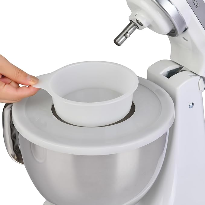 Mixer Bowl Cover for KitchenAid 4.5-5 Quart Tilt-Head Stand Mixers, Mixer Splatter Guard Lid to Prevent Spilling of Ingredients (Pack of 1)