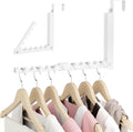 BAKON Over The Door Hanger Folding Clothes Drying Rack, Dorm Room Essentials by BAKON