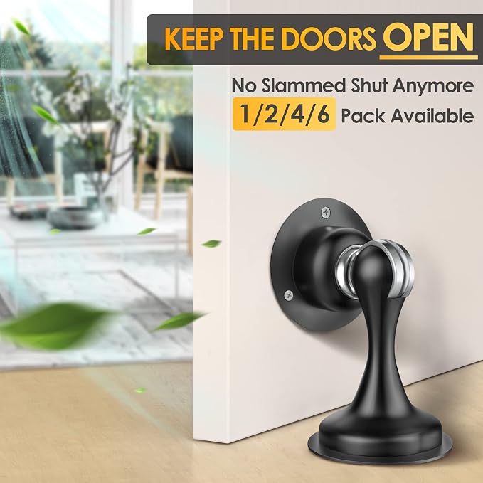 Door Stoppers Magnetic Door Catch Door Stop Door Holder Stainless Steel | 6 - Image 2
