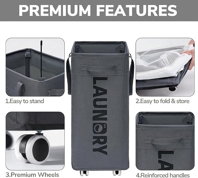 Goodpick 75L Laundry Basket - Image 4