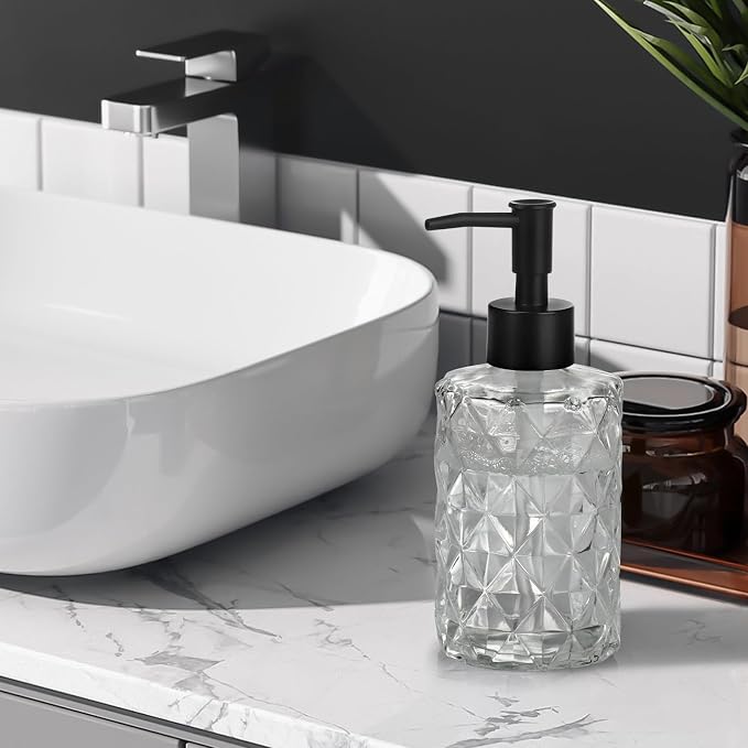 1 Pack 11oz Glass Soap Dispenser - Image 7
