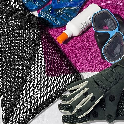 Small Mesh Bags Drawstring, 11.8"x7.48", 10 Pack - Image 5
