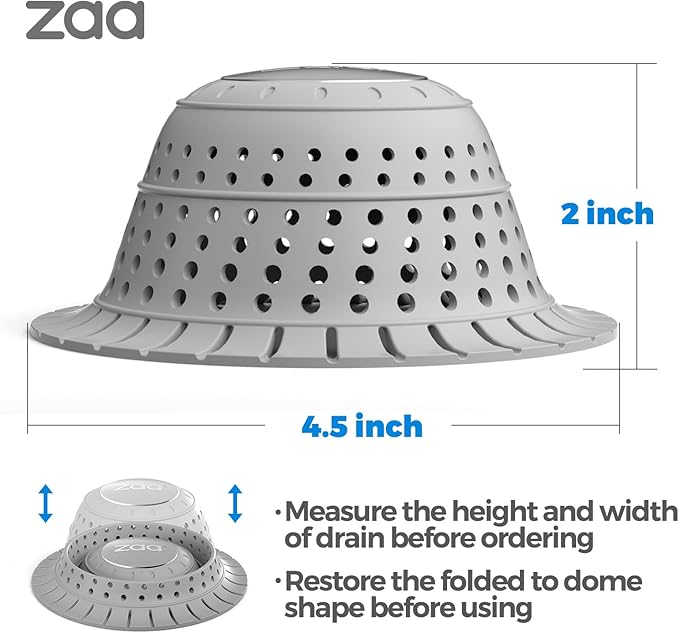 Shower Drain Hair Catcher Bathtub Drain Strainer Sink Drain Protector | - Image 2