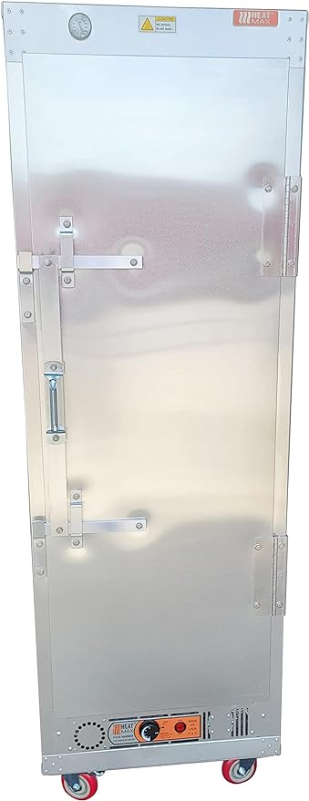 HeatMax 6 Foot Large Commercial Electric Food Warmer Holding Cabinet. Made in USA with Service and Support, Fits Full Size Pans, Churches, Schools, Catering, Fully Assembled, 120V Plug