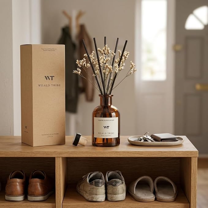 Flower Reed Diffuser Set Lime & Citrus Scent - Image 3