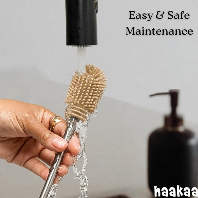 Haakaa Food-Grade Silicone Double-Ended Cleaning Brush | Household Cleaning - Image 6