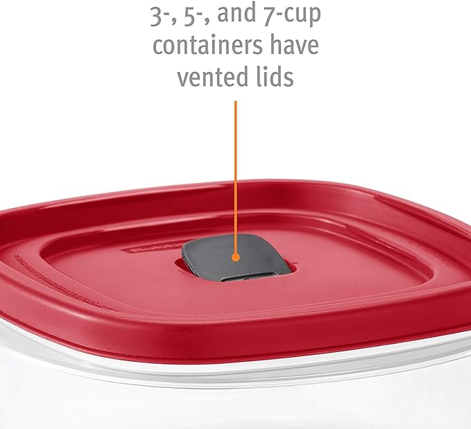 Rubbermaid Easy Find Lid Square 5-Cup Food Storage Container - Image 4