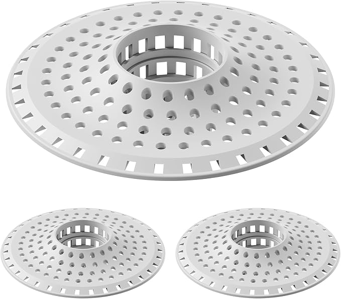 Aluvor Bathtub Drain Hair Catcher, Silicone Tub Hair Catcher Drain Protector | by SayGoodbyetoHairClogging