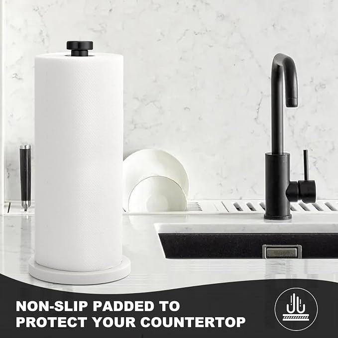 Standing Paper Towel Holder, Kitchen Paper Towel Roll Holder- - Image 7