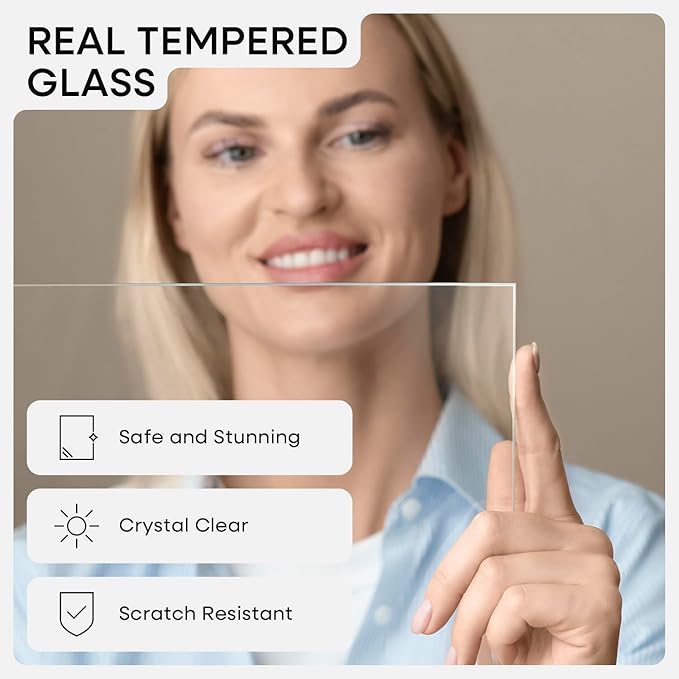 Homeforia A2 Picture Frame Natural Wood, High End Oak 16.5 x 23.4 Wooden Poster Frames Matted to 11.7 by 16.5 Photo, A2 Size Light Wood Frames with Mat A3 for Print, Tempered Glass, Wall Kit, Set of 3