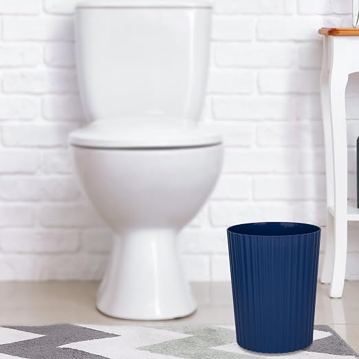 JiatuA Small Trash Can Plastic Wastebasket Round Garbage Container Bin - Image 4