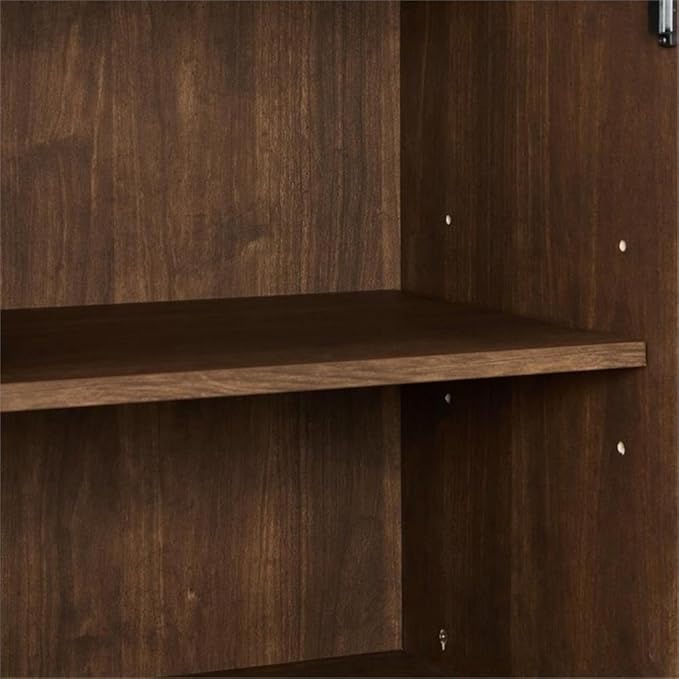 Pemberly Row 3-Drawer Mid-Century Wood Sideboard Buffet Cabinet in Brown