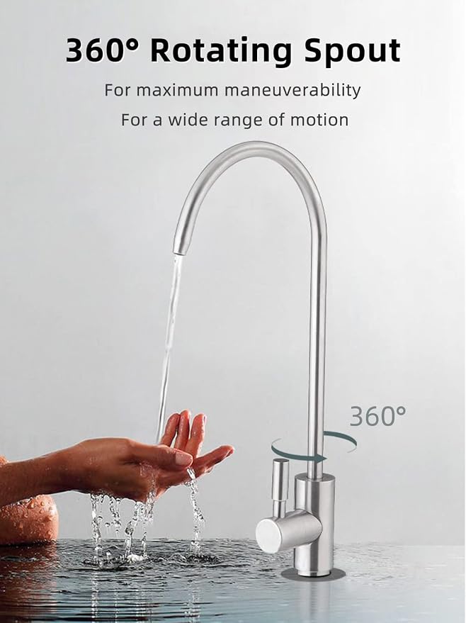 Drinking Water Faucet, Lead-Free Reverse Osmosis Faucets - Image 4