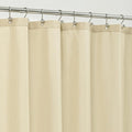 ALYVIA SPRING 72x96 Extra Long Waterproof Fabric Shower Curtain Liner Cream by ALYVIASPRING