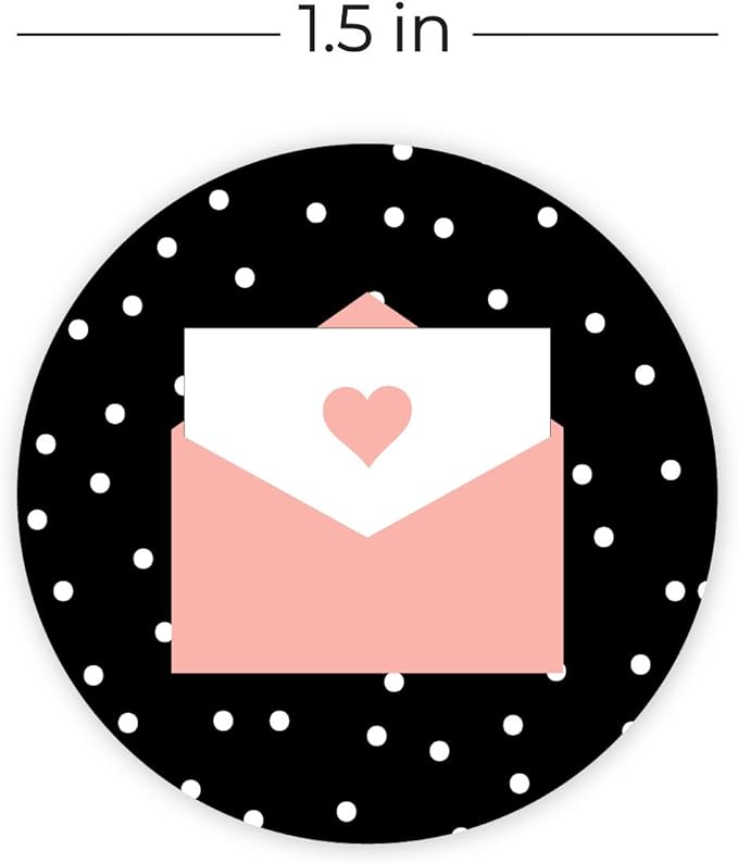 Assorted Happy Mail Stickers / 500 Colorful Great Taste Stickers / 6 Chic Label Designs / 1.5" Small Business Customer Order Package Envelope Seals/Made in The USA
