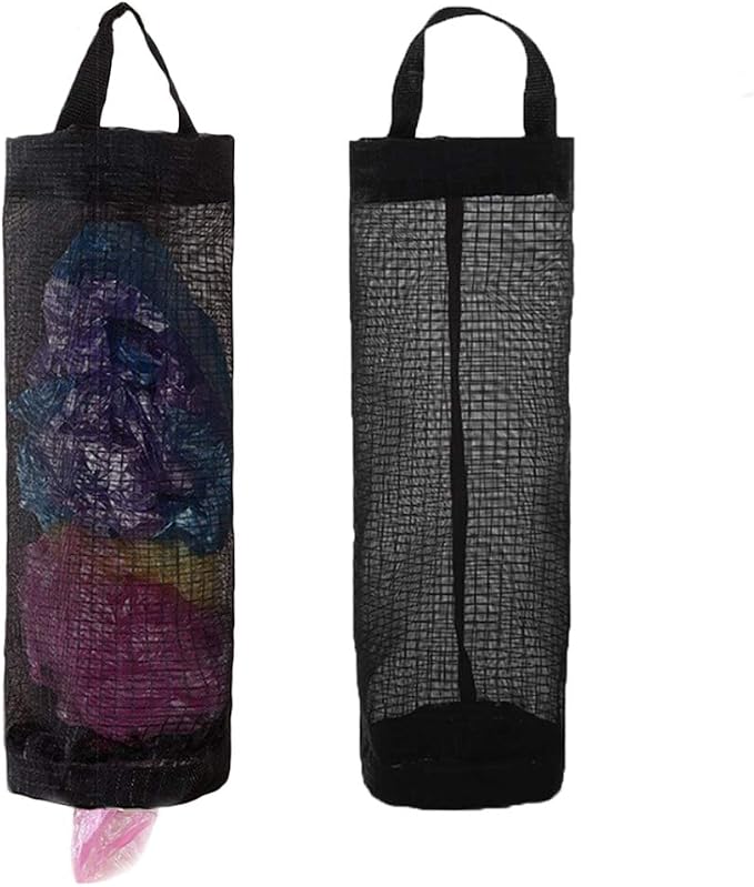 Plastic Bag Holder, Grocery Bag Holder Mesh Hanging Storage Bag Dispenser by TOGETRUEHOME
