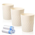 3 Pack Small Bathroom Trash Can by JiatuA