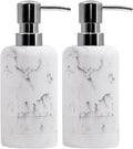 Resin Soap Dispenser Sets, 10.8oz Refillable Liquid Soap Dispensers by YMXYJM