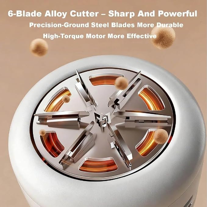 Electric Fabric Shaver – USB Rechargeable Lint Remover - Image 3