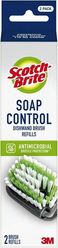 Scotch-Brite Soap Control Dishwand Brush Refills, Non-Scratch Scrub Brush Heads by Unknown