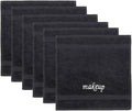 Chakir Turkish Linens 100% Cotton 6-Pack Makeup Towels 13x13, Oeko-Tex Certified by ChakirTurkishLinens