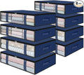StorageRight Under Bed Storage Bags, 8 Pack, Comforters, Blankets and Seasonal by StorageRight