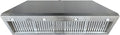 SINDA 60 Inch Built-In/Insert Range Hood, 4-Speed 1260 CFM, Stainless Steel Under Cabinet Range Hood Kitchen Vent Hood with Liner and Internal Motor, 8" Duct, Adjustable Lights, Baffle Filter